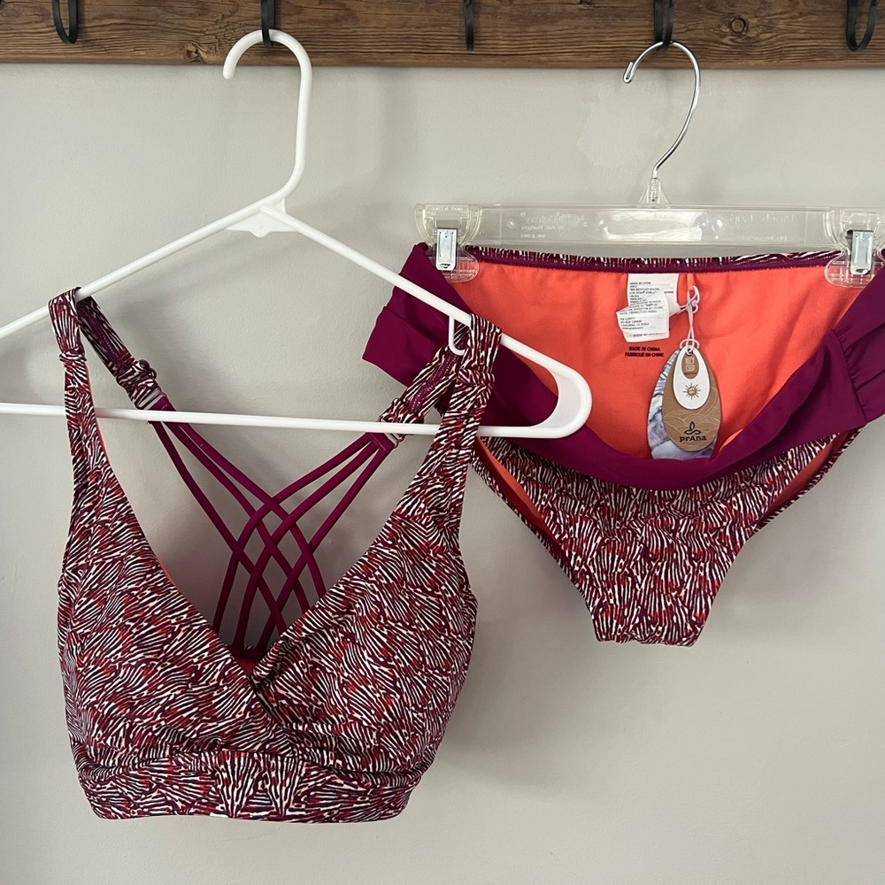 NWT PrAna bikini, size 36D/Medium